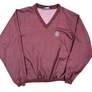 Sunderland of Scotland V-Neck Golf Windbreaker Viscose Jacket Country Club XXL
